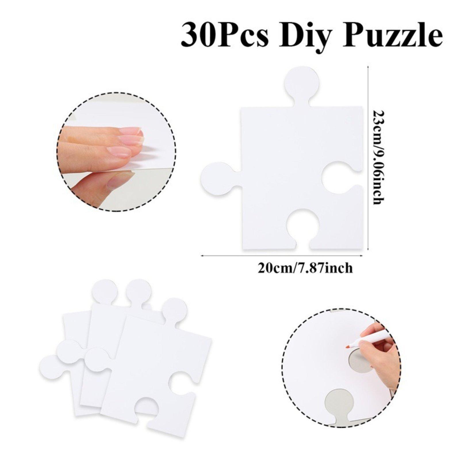 White Blank Drawing Puzzles Ca - Puzzle Blank White ulasan dan harga