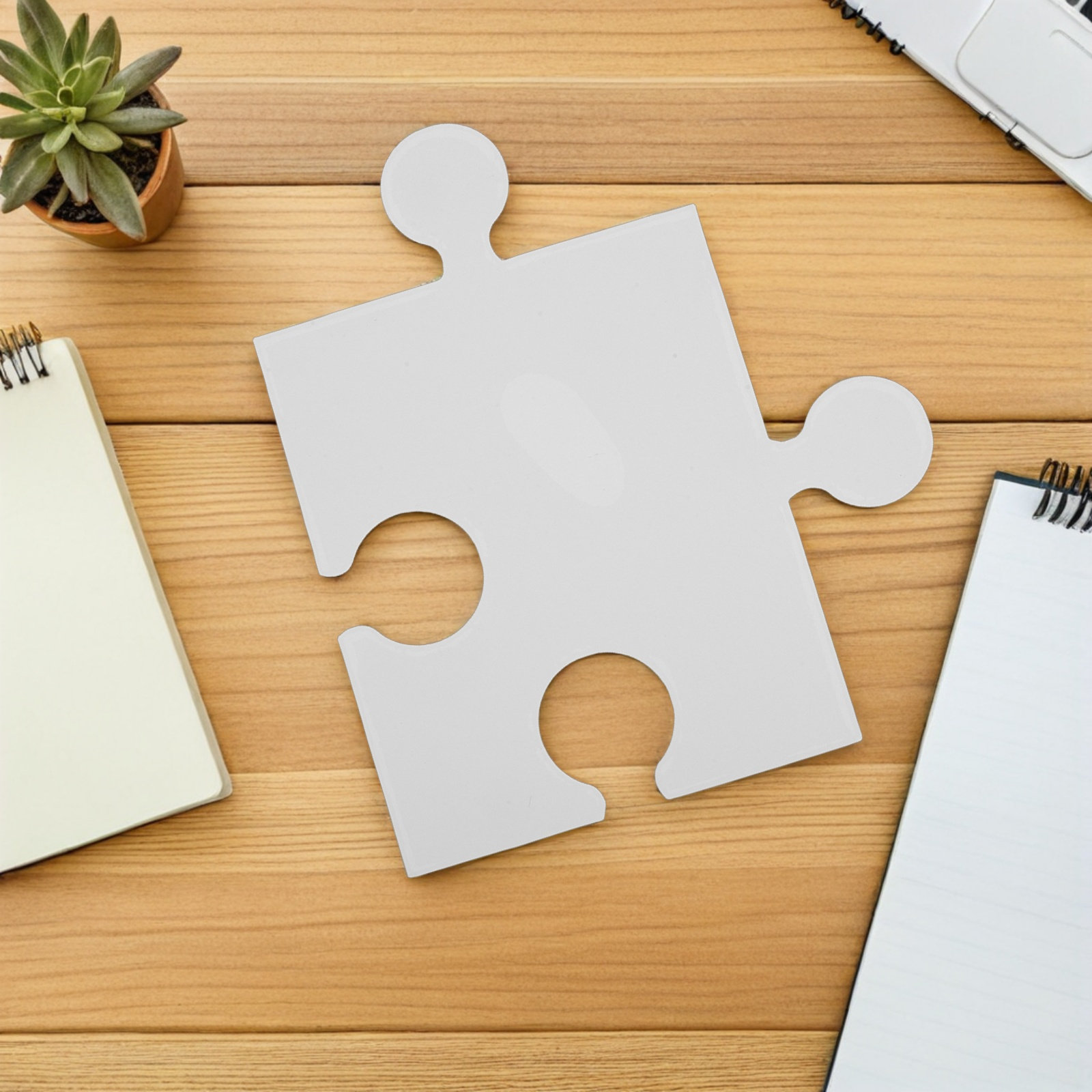 60Pcs Large White Blank Puzzle - Puzzle Blank White ulasan dan harga