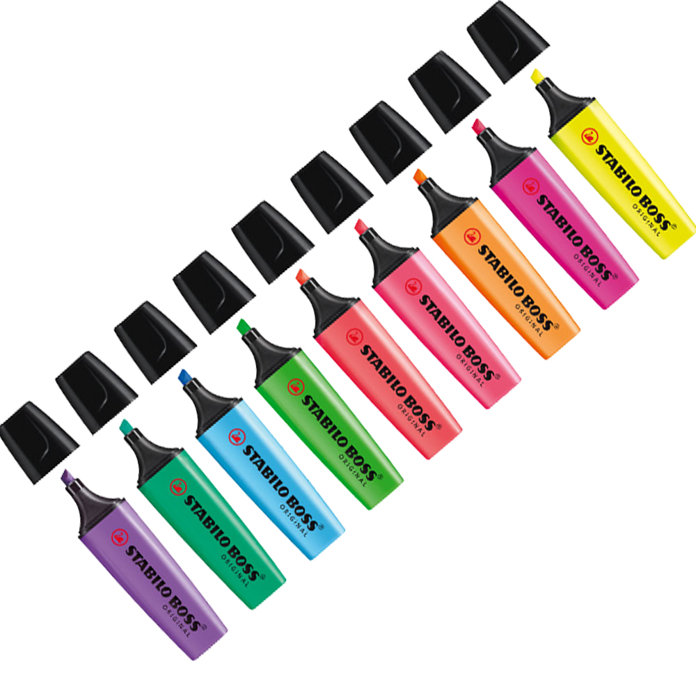 1pcs German Stabilo Highlighte - Stabilo Marker Boss ulasan dan harga