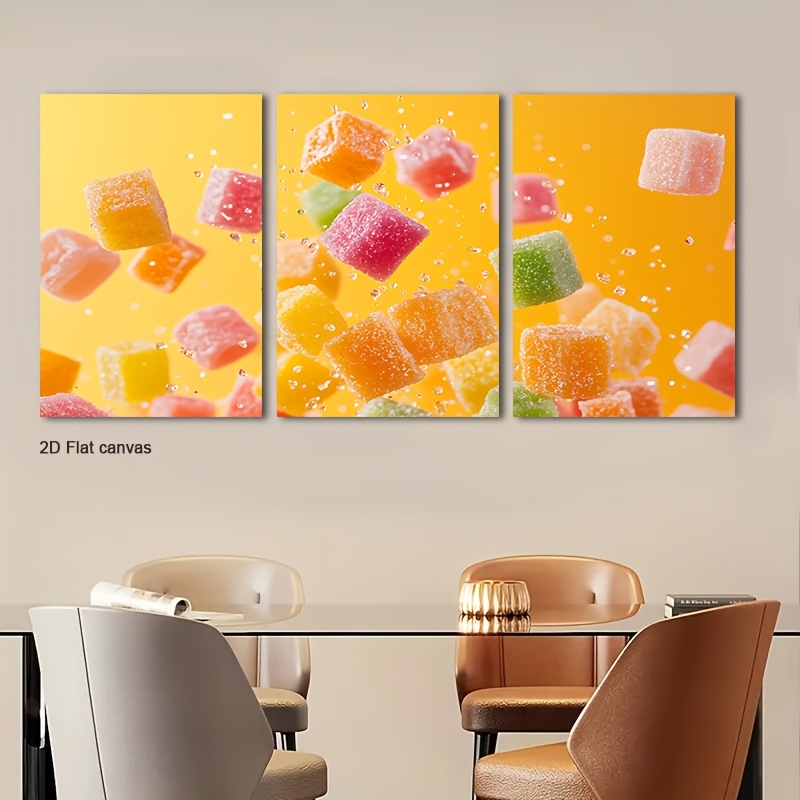 Frameless Canvas 3pcs Floating - Canvas Wrap Ready ulasan dan harga