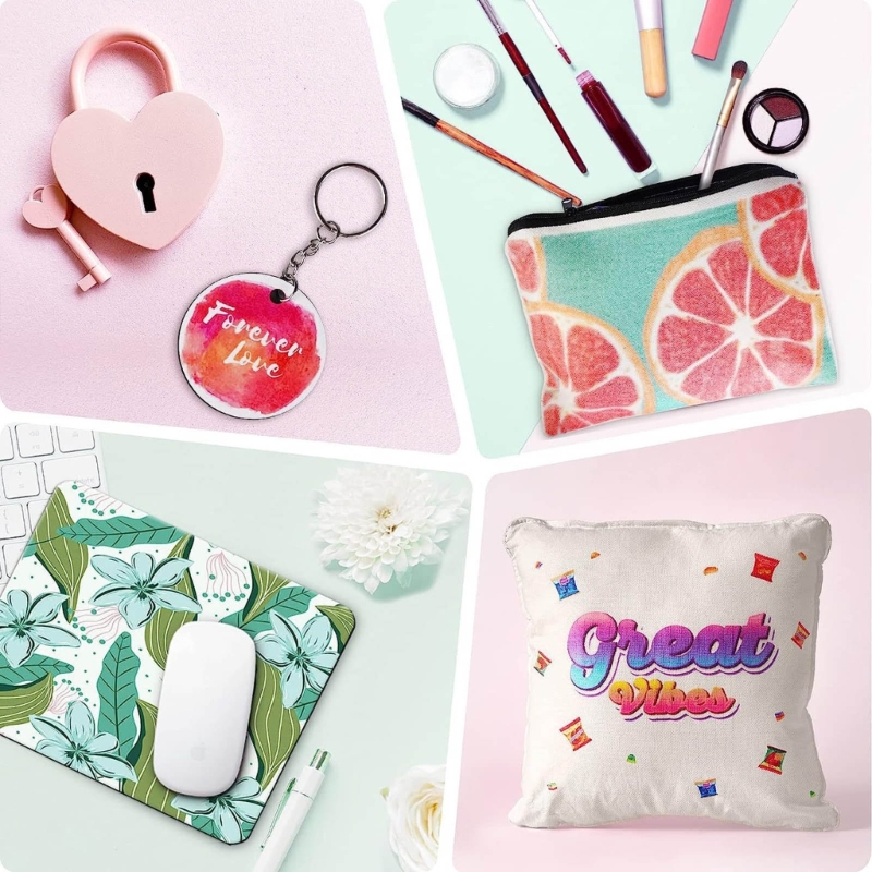 Heart Keychain Set Blank MDF S - Mouse Pad Blank Sublimation ulasan dan harga