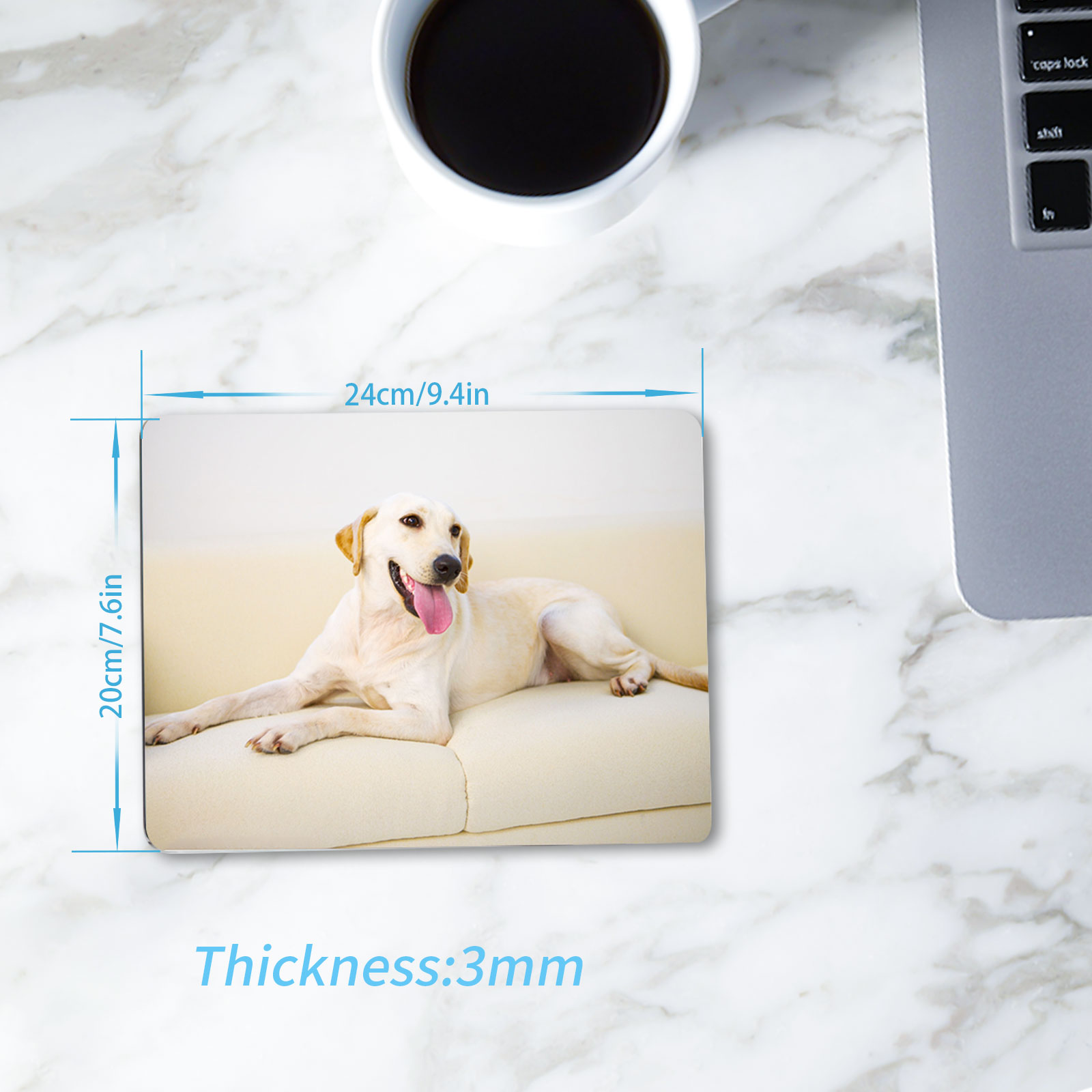 8pcs Sublimation Mouse Pad Bla - Mouse Pad Blank Sublimation ulasan dan harga