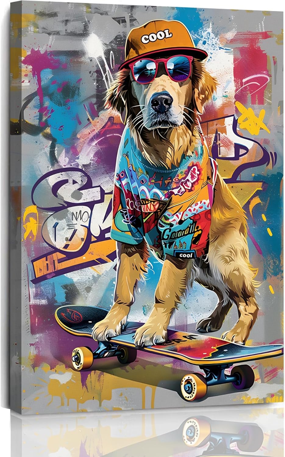 1p,Fantasy Artists Colorful Wr - Canvas Wrap Ready ulasan dan harga